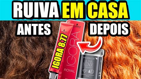 Como Fiquei Ruiva Em Casa Igora Ruivo Laranjinha