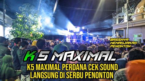 K Maximal Cek Sound Perdana Karnafal Desa Jokarto Tempeh Lumajang