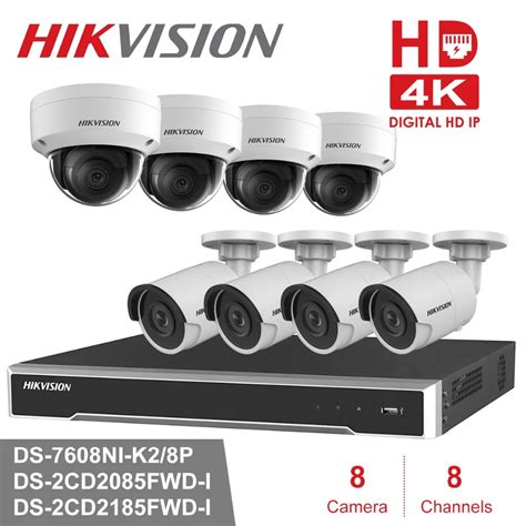 Aliexpress Buy Hikvision 8CH CCTV Surveillance Kit 4MP Security