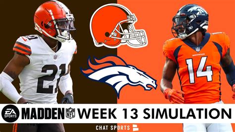 Browns Vs Broncos Madden Simulation Reaction For 2024 Nfl Season