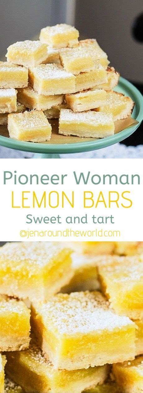 These Are The Best Pioneer Woman Lemon Bars They Are So Full Of Lemony Tart Flavor With A Sweet