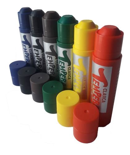 Pack X Tempera Solida Sifap Clasica Fluo Metal En Barra Elmarketweb