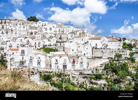 Monte Sant Angelo - south italy village - Gargano - Puglia Stock Photo ...