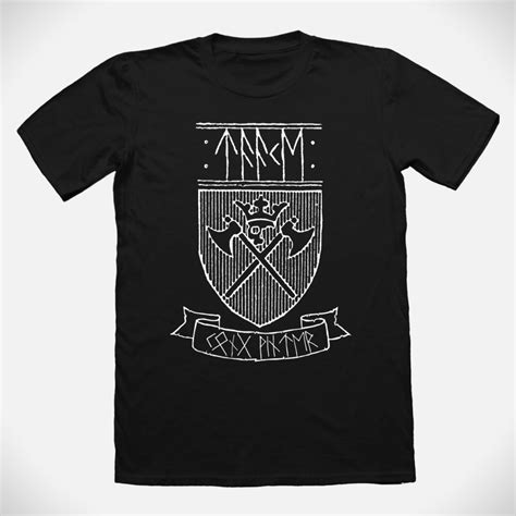 Taake Shield T Shirt Kong Vinter Edition Dark Essence Records