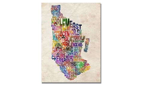 24x18 Michael Tompsett Maps Groupon Goods