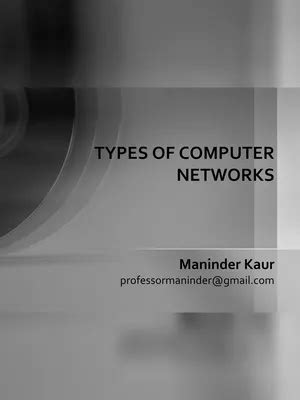 Types of Computer Network PDF – InstaPDF