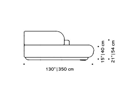 Naked Curved Sectional Sofa 2 Piece