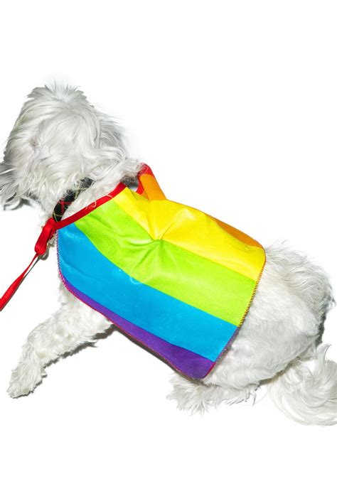 Rainbow Dog Cape Costume | Dolls Kill