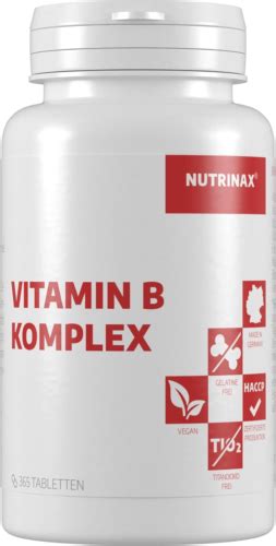 Vitamin B Komplex Hochdosiert 365 Tabletten Jahresvorrat Alle 8 B