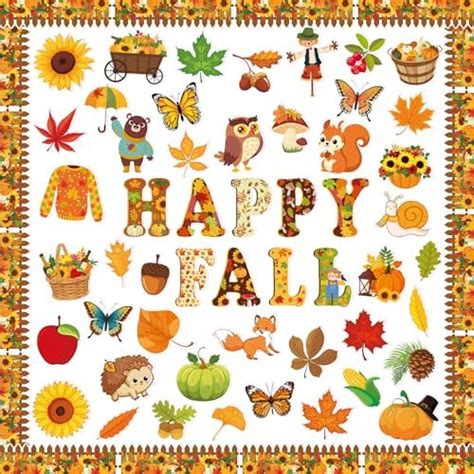 Pafuwei Fall Bulletin Board Decorations For Classroom Office Thanksgiving Autumn