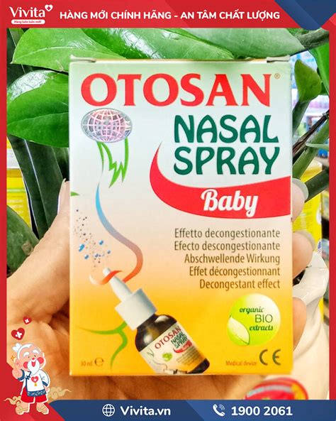 Xịt mũi trẻ em Otosan Nasal Spray Baby chai 30ml