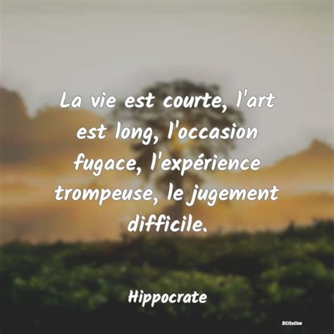 La Vie Est Courte L Art Est Long L Occasion Fuga