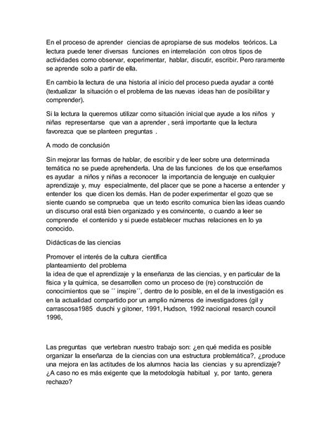 Hablar Leer Y Escribir Para Aprender Ciencia Pdf Descarga Gratuita