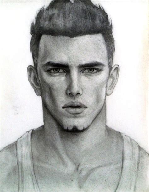 Male Face Sketch by jjcu on DeviantArt