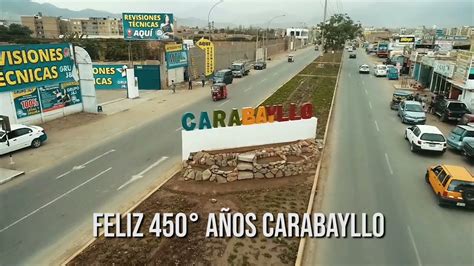 Feliz Aniversario Carabayllo Video Institucional Youtube