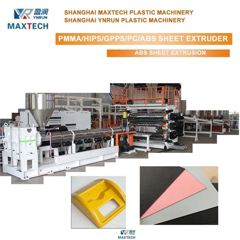 Abs Plastic Sheet Making Machineproduction Linescrew Extruder