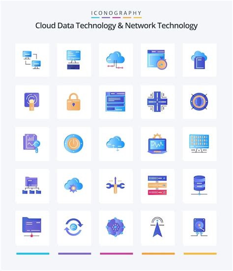 Creative Cloud Data Technology Y Network Technology Paquete De