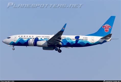 B 6068 China Southern Airlines Boeing 737 81B WL Photo By ZHO ID