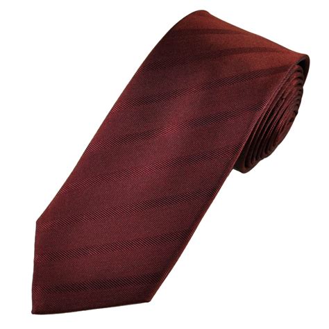 Luxury Burgundy Self Striped Silk Tie From Ties Planet UK