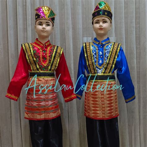 Jual Pakaian Tradisional tari Saman anak//Baju adat tari Saman anak - Kab. Tangerang ...