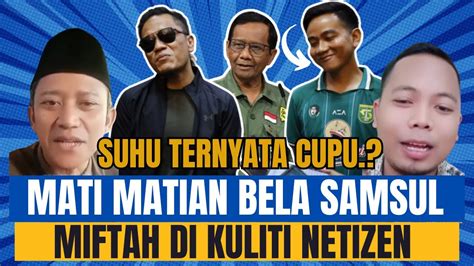 VIRAL Mati Matian Bela Samsul Gus Miftah Di Kuliti Netizen Samsul