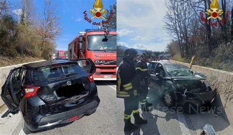 Venafro Isernia Incidente Stradale Lungo La S S 85 Venafrana Due