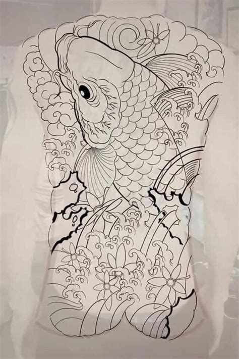 Pin By Hailamnguyen On Tattoo C Ch P Japan Tattoo Design Koi Fish