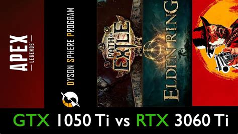 Gtx 1050 Ti Vs Rtx 3060 Ti Paired With Ryzen 3 1300x Yes 1300x Youtube