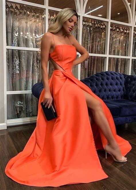 7 Luxury Neon Orange Prom Dresses [ ]mybirdblogs