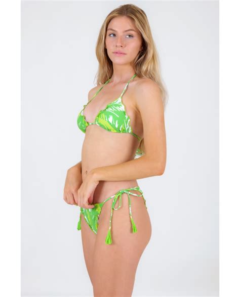 Bikini Bottoms Bottom Green Palms Frufru Comfy Brand Rio De Sol