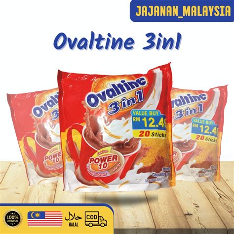 Jual Ovaltine 3 in 1 Malaysia/ Minuman Coklat/Minuman Malaysia/Drink ...