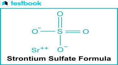 Strontium Sulfate Formula & Chemical Properties - Testbook