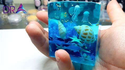 How To Make Oceans Miniature Diy Epoxy Resin Art Ideas Youtube