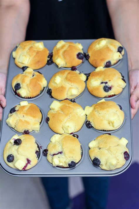 Soft Blueberry Cream Cheese Muffins Maya Kitchenette