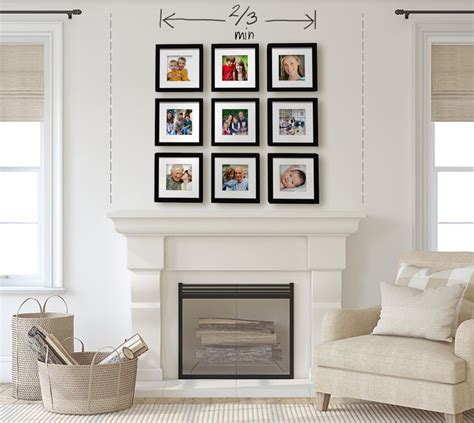 How To Hang Pictures Above A Fireplace Mantel Fireplace Mantle Decor