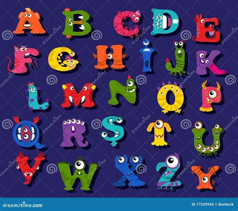 Alphabet Dr Le De Halloween Pour Le Vecteur D Enfants Illustration De