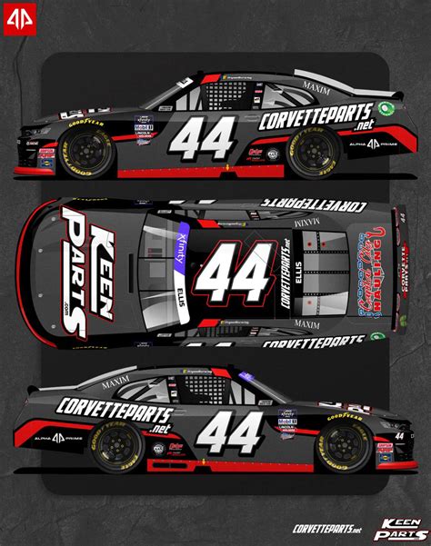 Keen Parts / CorvetteParts.Net Sponsors NASCAR Ryan Ellis #44 - Keen ...