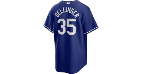 Nike Satin Cody Bellinger Dodgers Replica Player Jersey in Blue for Men ...