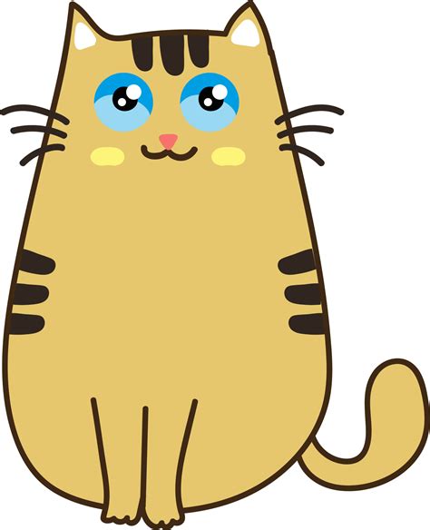 Cute Cat Cartoon Kitty 8483772 Png