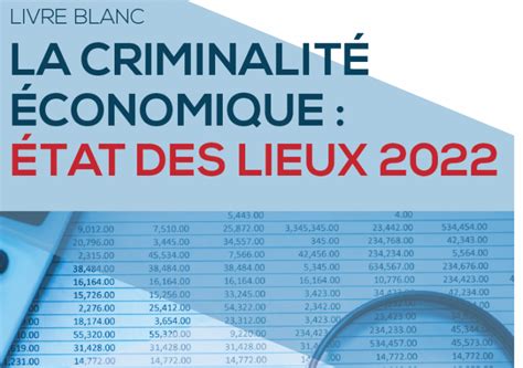 Livre blancCriminalité économique 2022