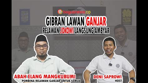 RELAWAN JOKOWI PECAH DI BANTEN ABAH ELANG TEGAK LURUS GANJAR MAHFUD