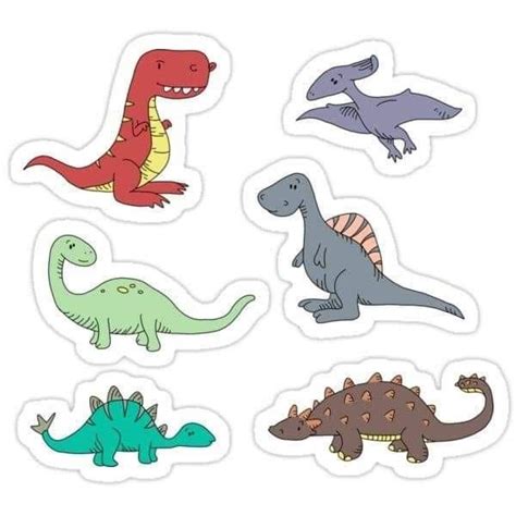 Pin by Xitlali Munguia on Dinos | Dinosaur stickers, Scrapbook stickers ...