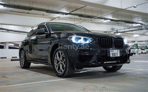 Rent A 2020 BMW X4 With X4M Body Kit Black 2020 ID 04922 In Dubai