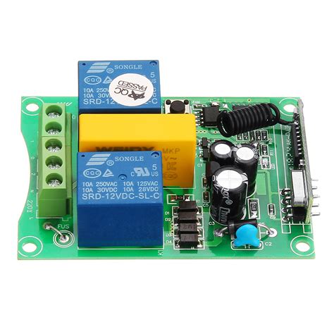 Mhz V Channel Wireless Remote Control Switch Module Gate Up