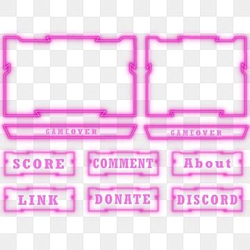 Cute Twitch Panels PNG Transparent Images Free Download | Vector Files ...