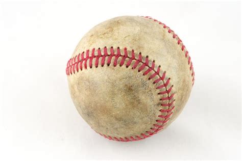 Baseball Stitches Close Up Stock Photo Image Of Macro 11240372