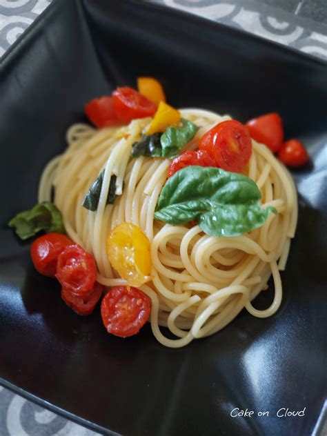 Pasta Con Pomodorini Rossi E Gialli Cake On Cloud