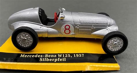 Voiture Miniature Mercedes Benz W Silberpfeil H Gris M Tal