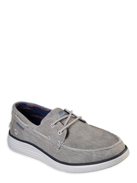 Skechers Status Lorano Bungee Lace Canvas Boat Shoe