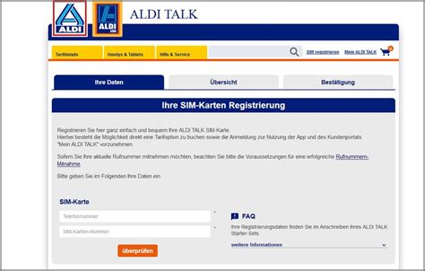 Sim Karte Sperren Aldi Talk Karte